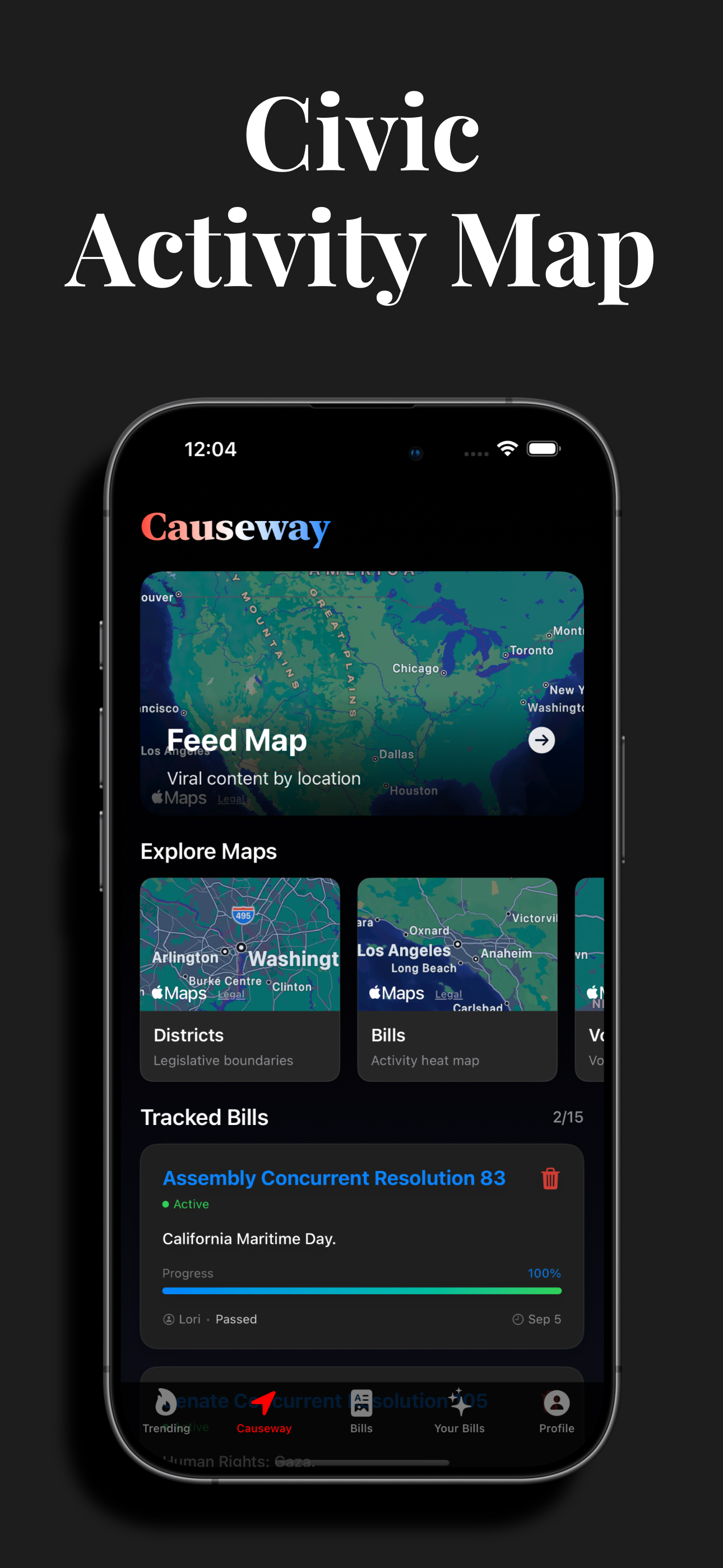 Causeway Map View